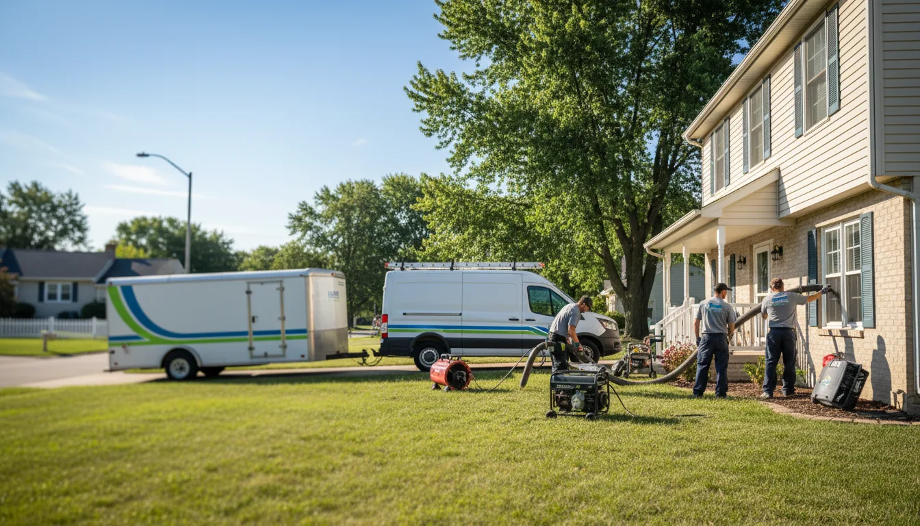Flooded Basement Restoration And Cleanup With Repair in Austin, MN near me